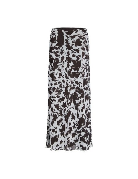 FALDA LARGA JXMINNA MESH SKIRT WVN LN Black Coffee COW FALDA LARGA JXMINNA MESH SKIRT WVN LN Black Coffee COW