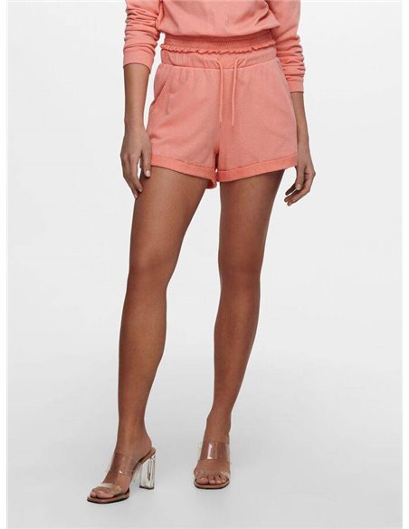 SHORTS FELPA onlELA Burnt Coral/Coral