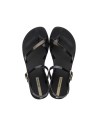 SANDALIA IPANEMA FASHION SAND VIII FEM Black/Gold - Negro/Oro