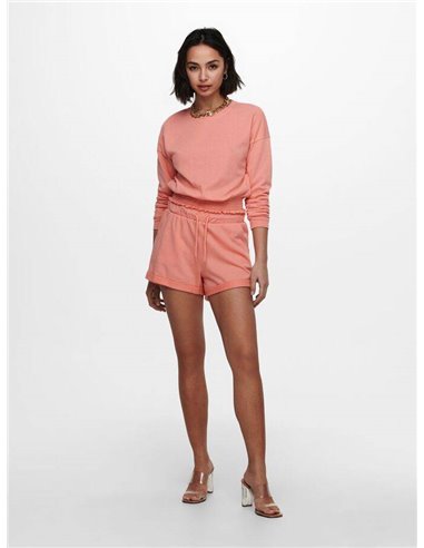 SHORTS FELPA onlELA Burnt Coral/Coral