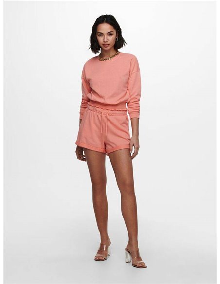SHORTS FELPA onlELA Burnt Coral/Coral