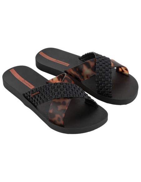 SANDALIA IPANEMA SENSE SLIDE FEM Black/Tort SANDALIA IPANEMA SENSE SLIDE FEM Black/Tort