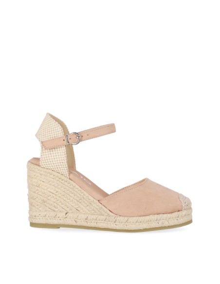 Sandalias Tejido de Mujer Chika10 Cuña alta Nude Sandalias Tejido de Mujer Chika10 Cuña alta Nude