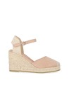 Sandalias Tejido de Mujer Chika10 Cuña alta Nude