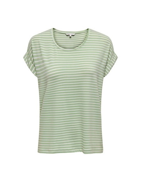 CAMISETA HOLGADA ONLMOSTER STRIPE S/S O-NECK TOP JRS NOOS Laurel Green_CLOUD DANCER CAMISETA HOLGADA ONLMOSTER STRIPE S/S O-NECK TOP JRS NOOS Laurel Green_CLOUD DANCER