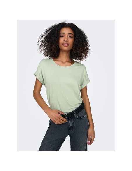 CAMISETA HOLGADA ONLMOSTER S/S O-NECK TOP NOOS JRS Laurel Green