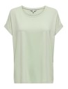 CAMISETA HOLGADA ONLMOSTER S/S O-NECK TOP NOOS JRS Laurel Green