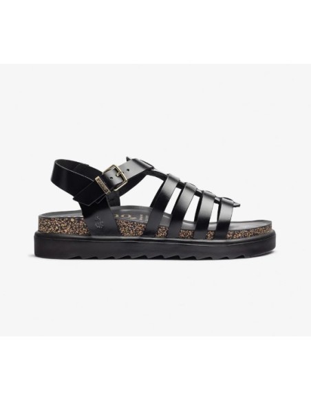 Sandalia plana TUNEZ-107 negro YOKONO Sandalia plana TUNEZ-107 negro YOKONO