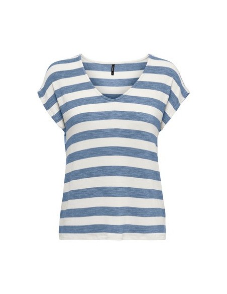 ONLLIRA LIFE S/S V-NECK TOP JRS NOOS Infinity Cloud dancer ONLLIRA LIFE S/S V-NECK TOP JRS NOOS Infinity Cloud dancer