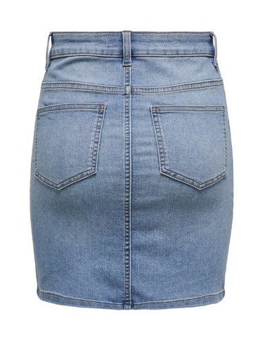 JDYMOON HW REG SKIRT DNM MIX Medium Blue Denim