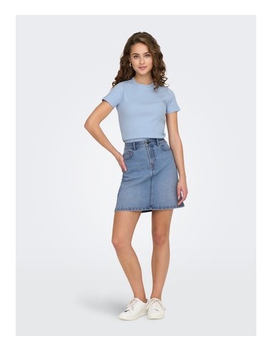 JDYMOON HW REG SKIRT DNM MIX Medium Blue Denim