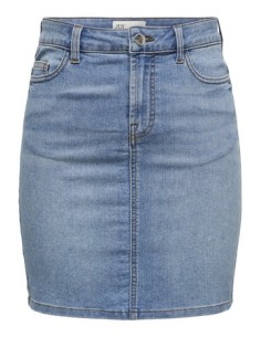 JDYMOON HW REG SKIRT DNM MIX Medium Blue Denim
