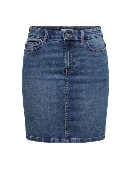 JDYMOON HW REG SKIRT DNM MIX Dark Blue Denim JDYMOON HW REG SKIRT DNM MIX Dark Blue Denim