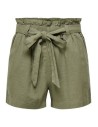 JDYSAY MW LINEN BELT SHORTS WVN NOOS Kalamata