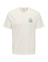 ONSMANUEL CASA LIFE REG SS DESERT TEE Cloud Dancer