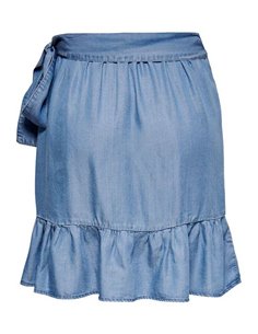 FALDA LYOCELL DENIM CON VOLANTE onlSOFIA Medium Blue/Azul Medio 2
