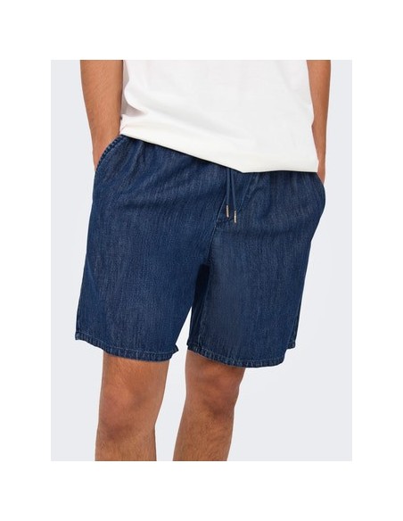 ONSTEL DB 3608 DNM SHORTS Dark Blue Denim