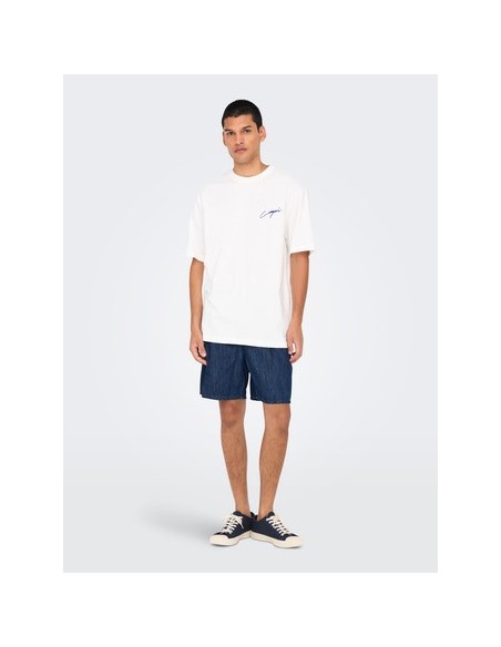 ONSTEL DB 3608 DNM SHORTS Dark Blue Denim