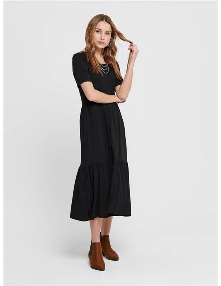 VESTIDO MAXI JDYDALILA Black/Negro
