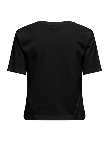 CAMISETA JDYREX S/S V NECK TOP JRS DIA Black/Negro
