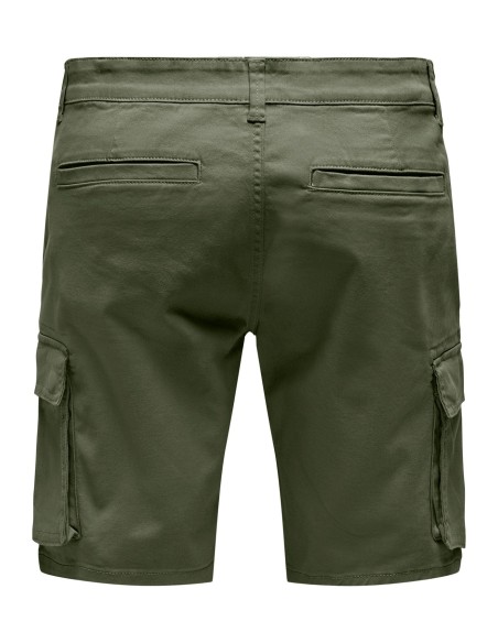 BERMUDAS ONSCAM CARGO DEEP GREEN