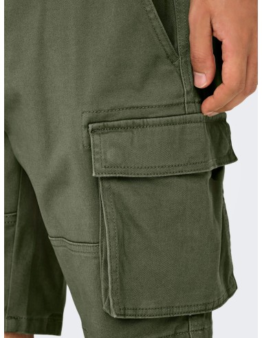 BERMUDAS ONSCAM CARGO DEEP GREEN