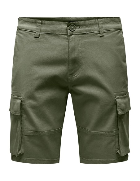 BERMUDAS ONSCAM CARGO DEEP GREEN