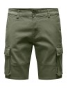 BERMUDAS ONSCAM CARGO DEEP GREEN