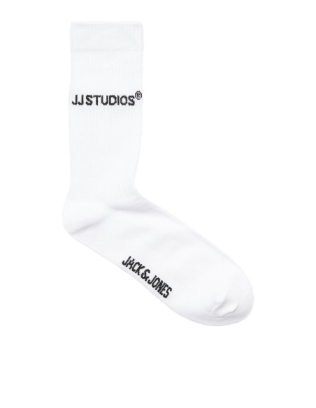 PACK E CALCETINES JACSOHO TENNIS SOCKS 3 PACK NOOS Black White - Light Grey Melange