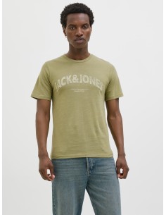 CAMISETA JORALMERIA BOLD BRANDING TEE SS CN LN Cedar/Verde 2