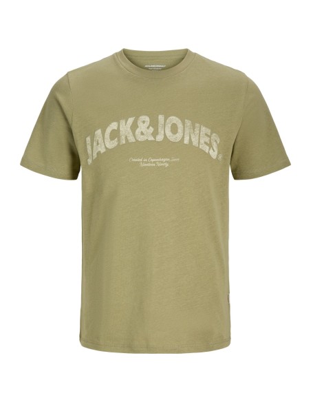 CAMISETA JORALMERIA BOLD BRANDING TEE SS CN LN Cedar/Verde