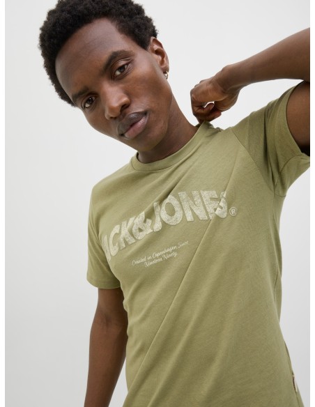 CAMISETA JORALMERIA BOLD BRANDING TEE SS CN LN Cedar/Verde