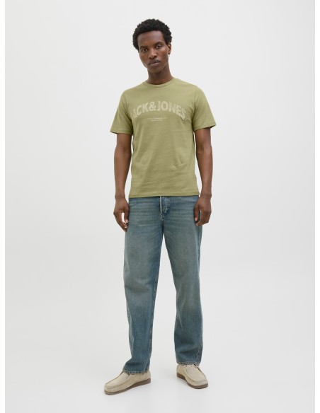 CAMISETA JORALMERIA BOLD BRANDING TEE SS CN LN Cedar/Verde