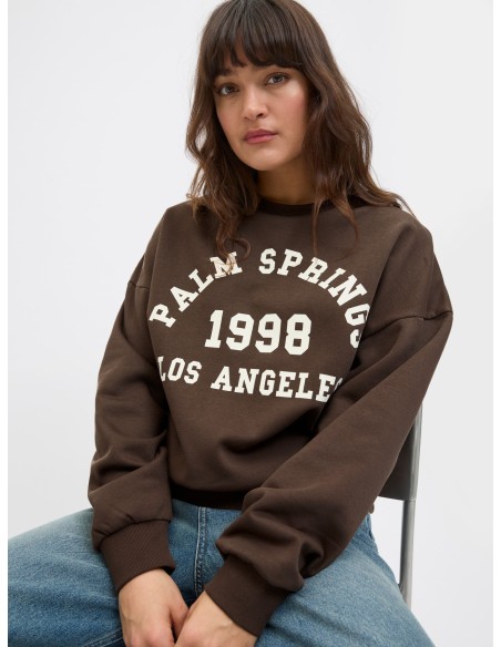SUDADERA JXMERLE RLX SHORT LS CREW SWT LN Bracken PALM SPRINGS