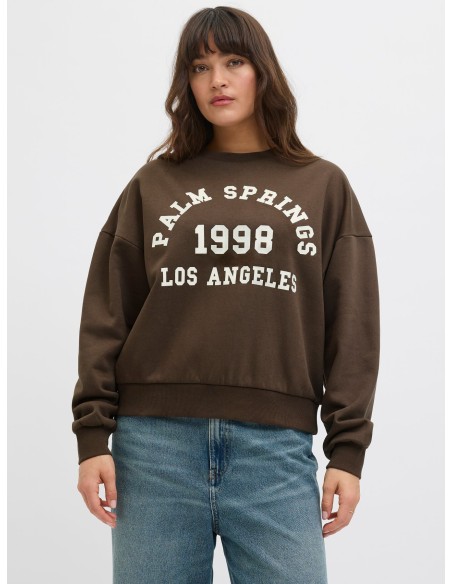SUDADERA JXMERLE RLX SHORT LS CREW SWT LN Bracken PALM SPRINGS