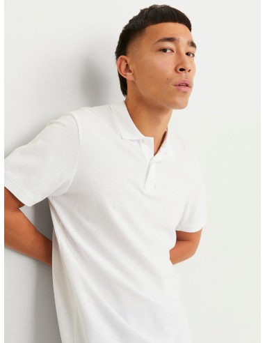 POLO JJEBASIC POLO SS NOOS White SLIM FIT