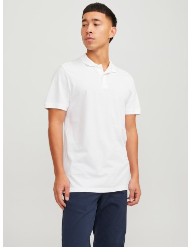 POLO JJEBASIC POLO SS NOOS White SLIM FIT