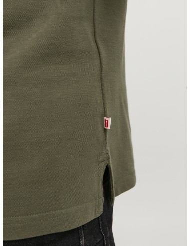 POLO JJEBASIC POLO SS NOOS Olive Night SLIM FIT