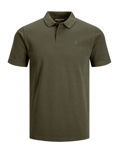 POLO JJEBASIC POLO SS NOOS Olive Night SLIM FIT