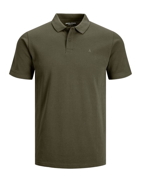 POLO JJEBASIC POLO SS NOOS Olive Night SLIM FIT