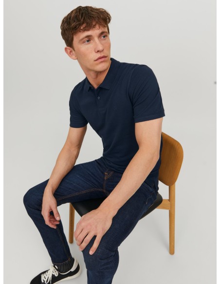 POLO JJEBASIC POLO SS NOOS Navy Blazer SLIM FIT