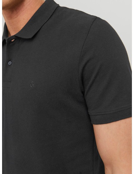 POLO JJEBASIC POLO SS NOOS Black SLIM FIT