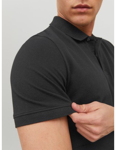 POLO JJEBASIC POLO SS NOOS Black SLIM FIT