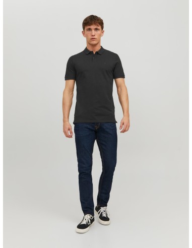 POLO JJEBASIC POLO SS NOOS Black SLIM FIT