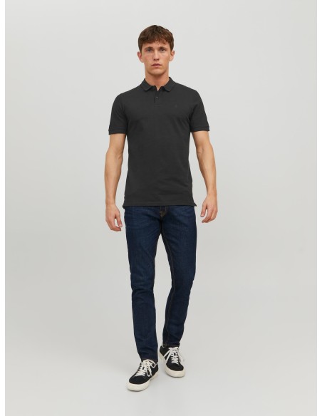 POLO JJEBASIC POLO SS NOOS Black SLIM FIT