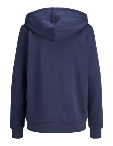 SUDADERA JXABBIE RLX LS EVERY ZIP HOOD SWT NOOS NAVY BLACK JJXX LOGO