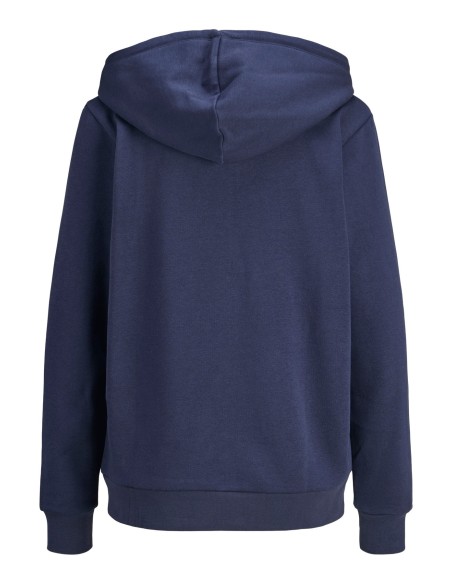 SUDADERA JXABBIE RLX LS EVERY ZIP HOOD SWT NOOS NAVY BLACK JJXX LOGO