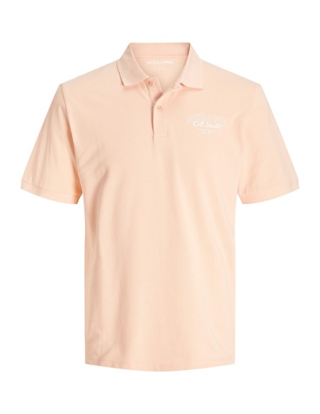 POLO JJMAKOTO POLO SS Peach Parfait