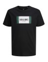 CAMISETA JJHAYATO TEE SS CREW NECK JNR Black