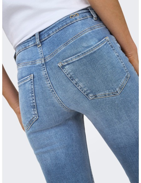 VAQUERO JDYFINA MW SKINNY ANK JNS MB NOOS DNM Medium Blue Denim